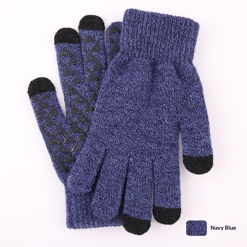 Knitted Winter Warm Touchscreen Gloves Made Of Wool VEV40878