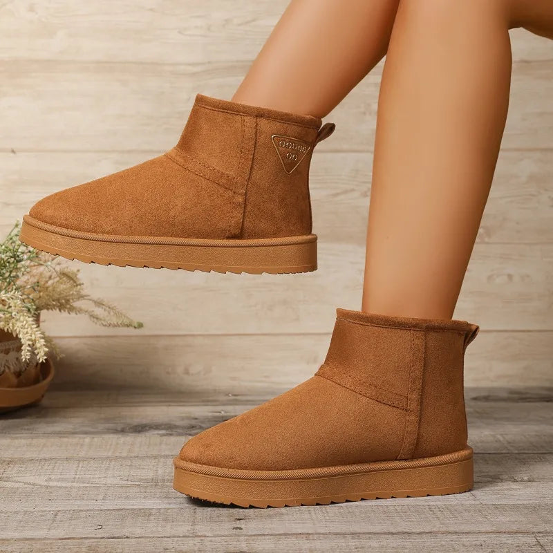 Women's Fur-Lined Snow Boots - Extra Warm Winter Boots