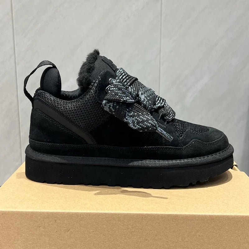 Platform Lace-Up Combat Boots