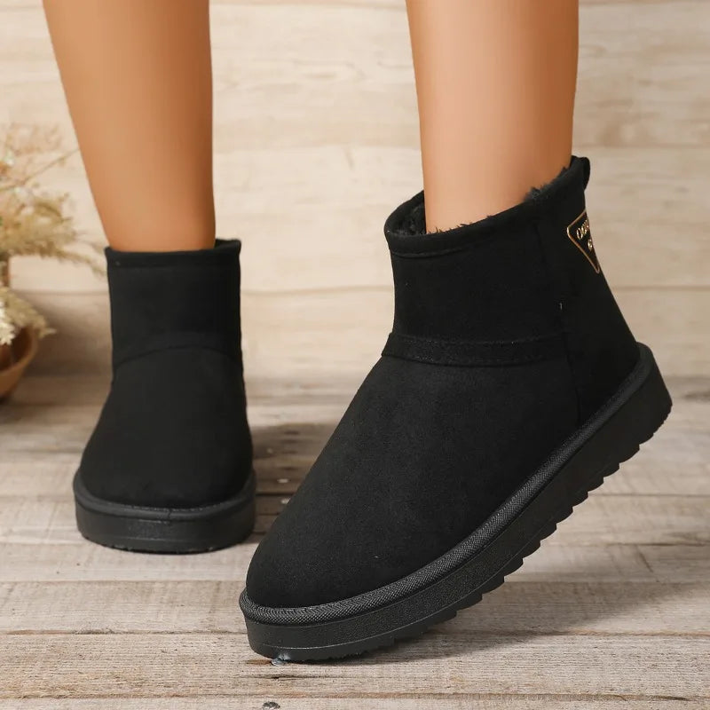 Women's Fur-Lined Snow Boots - Extra Warm Winter Boots